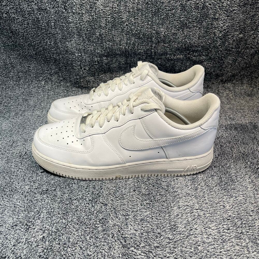 Nike Air Force 1 ‘07 Triple White Shoes Size 11.5 Men’s